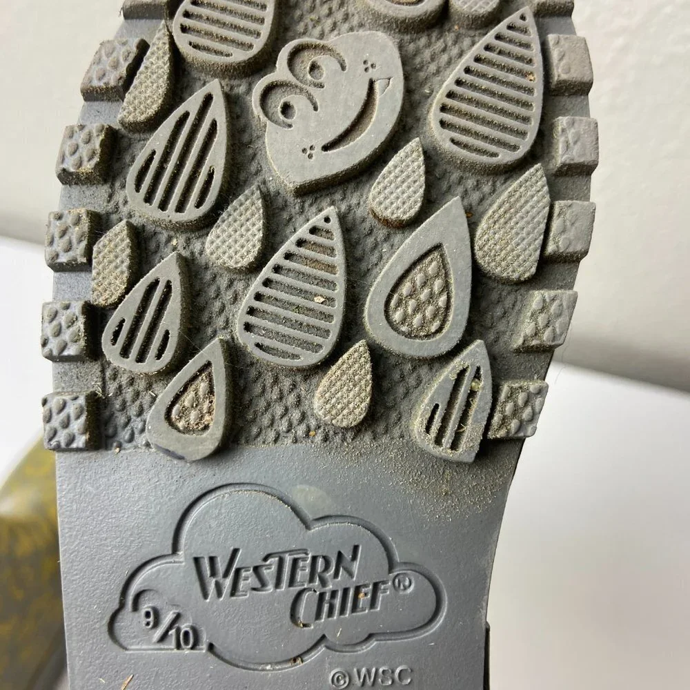Western Chief Glitter Toddler Girls' Waterproof Rain Snow Boots size 9/10